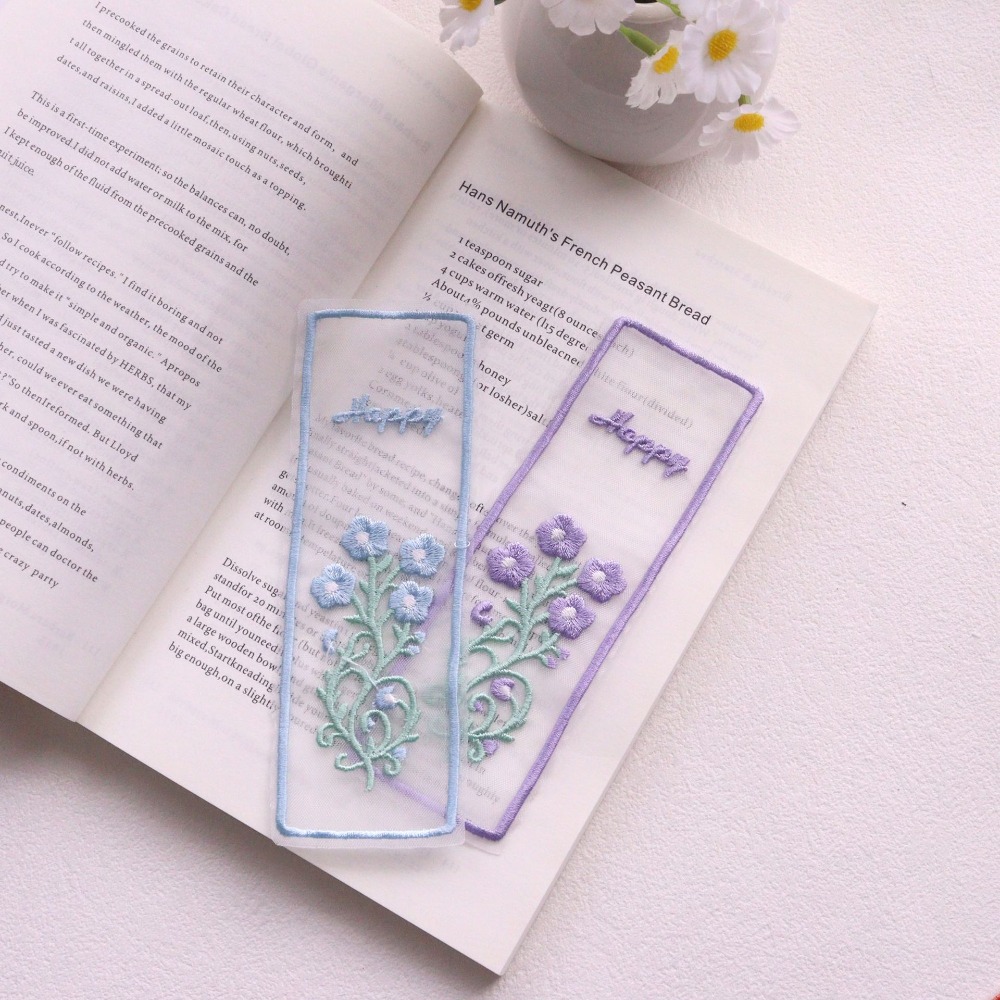 Creative Transparent Organza B - Dried Flower Bookmark ulasan dan harga