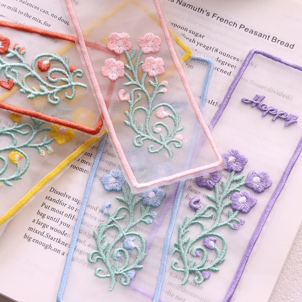 Creative Transparent Organza B - Dried Flower Bookmark ulasan dan harga