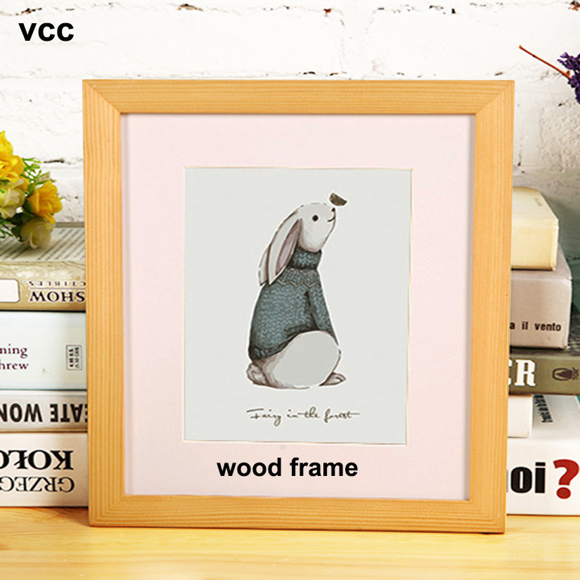 Classic Wooden Square Picture  - Engraved Wood Frame ulasan dan harga