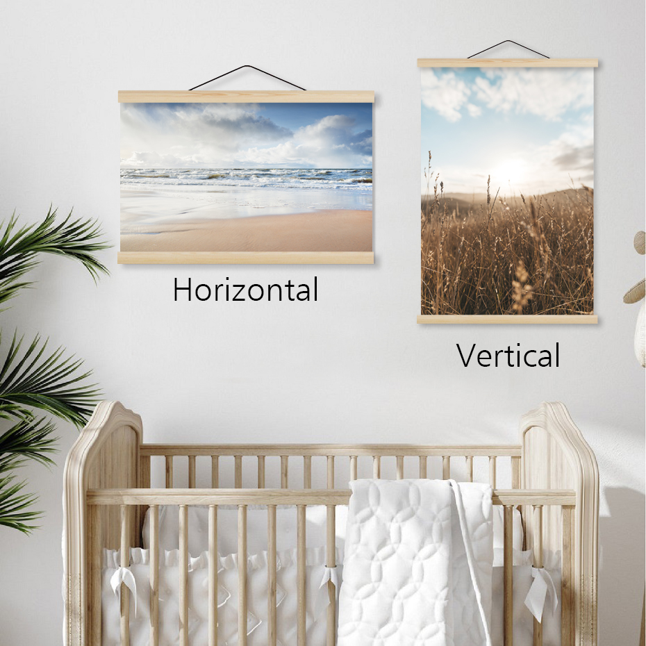 21 30 40 50cm Magnetic Poster  - Engraved Wood Frame ulasan dan harga