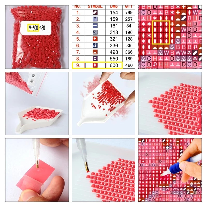 Full Drill Diamond Embroidery  - Photo Mosaic Print ulasan dan harga