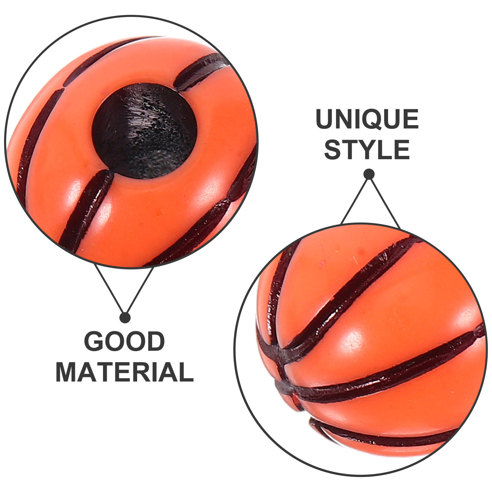 100Pcs Basketball Beads DIY Ac - Coordinates Bracelet ulasan dan harga